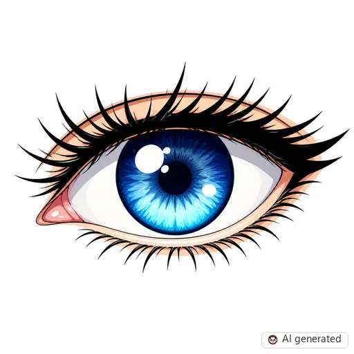 Auge-Tattoo-Entwurf im Stil Anime