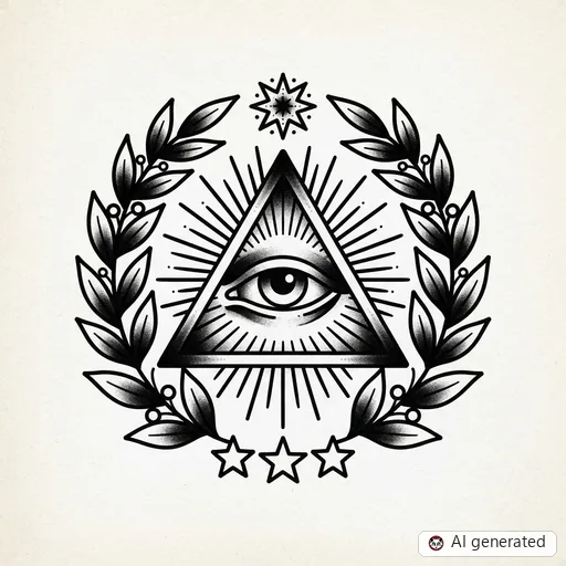 Disegno di tatuaggio Occhio in stile Tradizionale