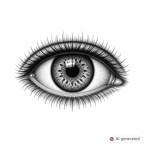 Eye tattoo design in Realism style