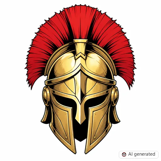 Gladiator-Tattoo-Entwurf im Stil Anime