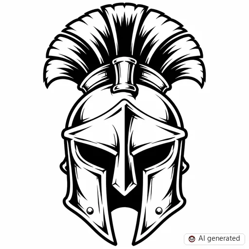 Gladiator tattoo design in New School style