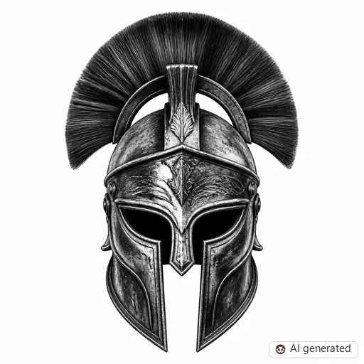 Gladiator tattoo design in Realism style