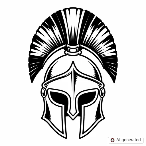 Gladiator tattoo design in Traditional style