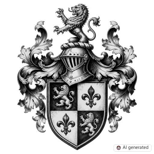 Shield tattoo design in Realism style