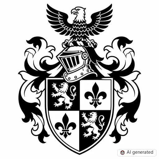 Shield tattoo design in Traditional style