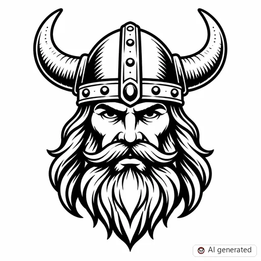 Viking tattoo design in Traditional style